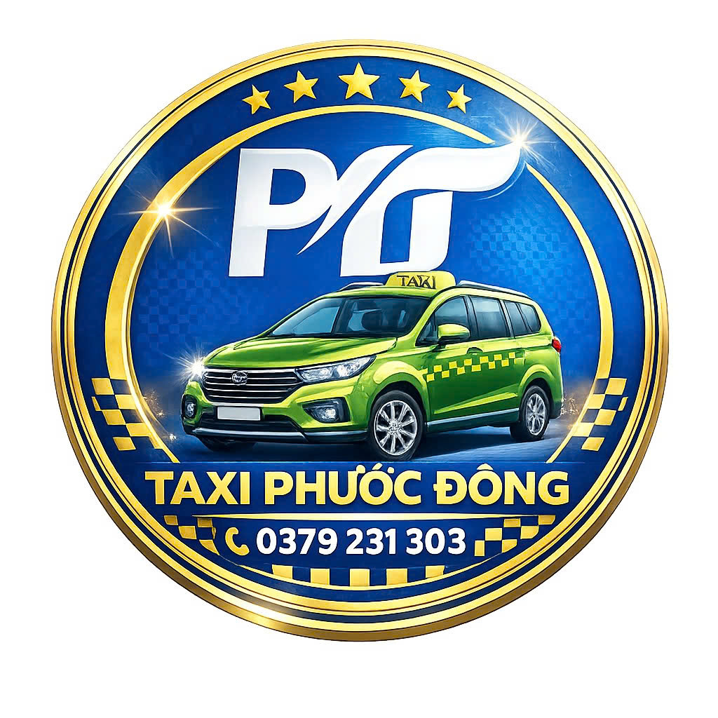 Logo Taxi Phước Đông